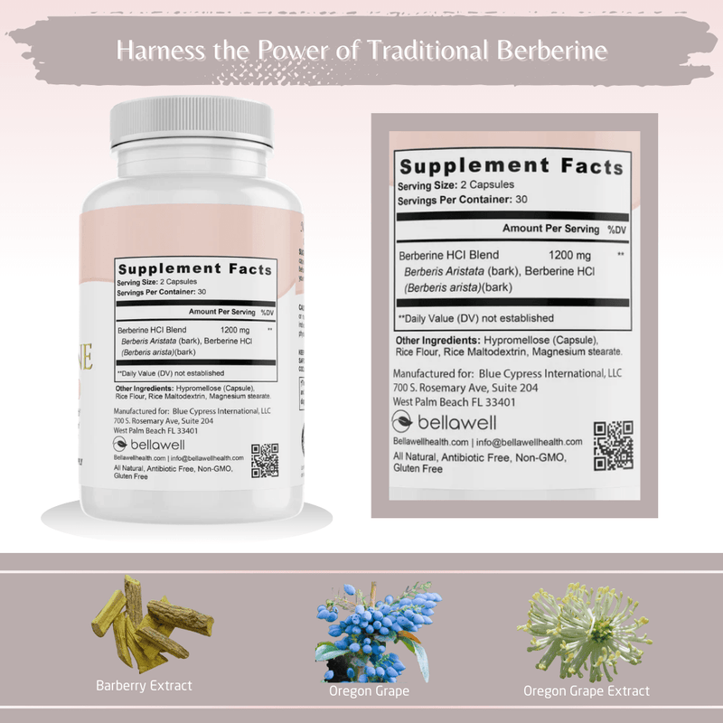 Berberine - Harness the Power of Nature by Bellawell