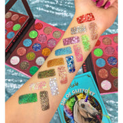 Rude Cosmetics Sin of Glittony Glitter Palette Eyeshadow Palette Rosy Brown Sin of Glittony Glitter Palette