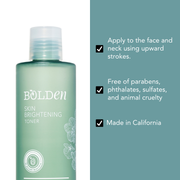 Boldenusa.com Bolden Brightening Toner | Fights Breakouts & Dark Spots with Glycolic Acid Facial Line Cadet Blue