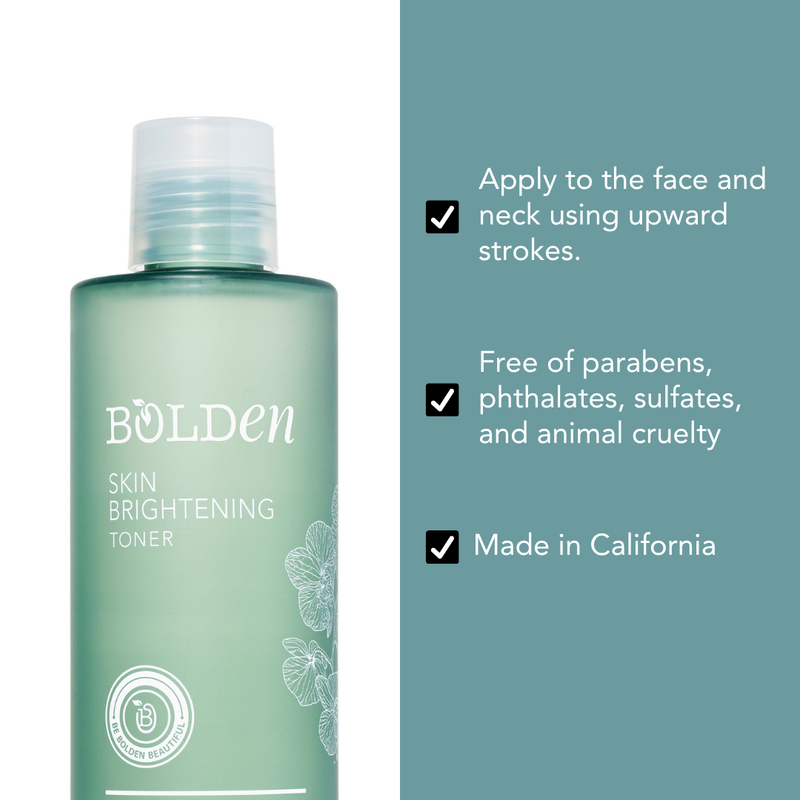 Boldenusa.com Bolden Brightening Toner | Fights Breakouts & Dark Spots with Glycolic Acid Facial Line Cadet Blue