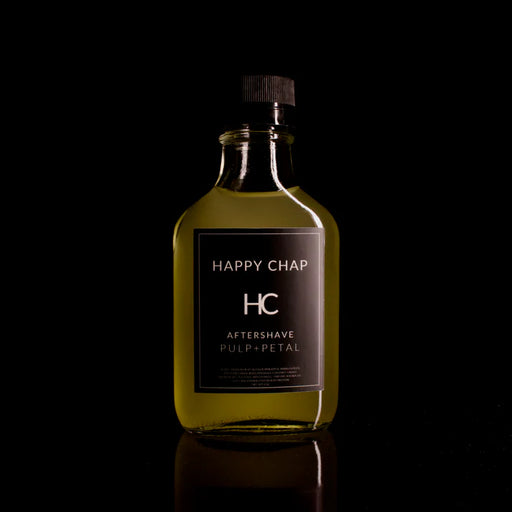 Happy Chap Happy Chap Pulp + Petal Shaving Collection Shaving Set Black Aftershave Splash 4 Oz