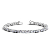 Bids.com Lab Grown Round Diamond Tennis Bracelet in 14k White Gold (8 cctw F/G  VS2/SI1) Bracelets White Smoke 7 / White Gold