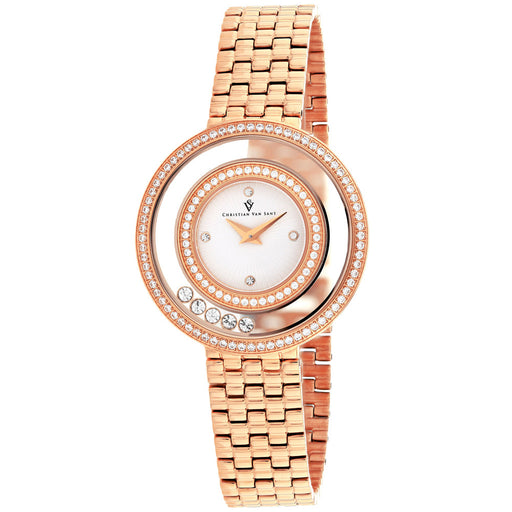 Bids.com Christian Van Sant Women's Gracieuse Watches White Smoke