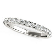 Bids.com 14k White Gold Round Pave Setting Diamond Wedding Band (3/8 cttw) Rings White Smoke 3 / White Gold,3.5 / White Gold,4 / White Gold,4.5 / White Gold,5 / White Gold,5.5 / White Gold,6 / White Gold,6.5 / White Gold,7 / White Gold,7.5 / White Gold,8 / White Gold,8.5 / White Gold,9 / White Gold