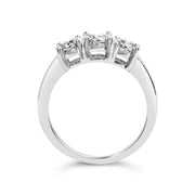 Bids.com 14K White Gold 1/2 Cttw Miracle Set Round Lab Grown Diamond Three Stone Illusion Plate Ring (F-G Color, VS1-VS2 Clarity) - Ring Size 7 Rings White Smoke 7 / White.Gold,9 / White.Gold,6 / White.Gold,8 / White.Gold,5 / White.Gold