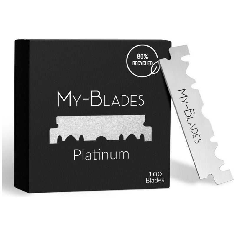 My Blades My-Blades Platinum Single Edge Razor Blades 100 ct Razor Blades Dark Slate Gray
