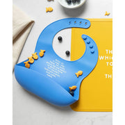 Be A Heart Meal Blessing Silicone Bib Bibs Lavender Butter Yellow,Sage Green,Smoky Blue,Peach,Powder Blue,Cornflower Blue,Rose Pink,Mustard Yellow,Bubblegum Pink,Ube Purple
