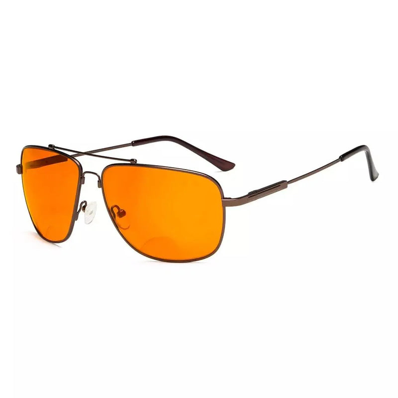 eyekeeper.com Bifocal Blue Light Blocking Reading Glasses DSSG1805 Eyeglasses White Smoke Brown / +1.00,Brown / +1.50,Brown / +2.00,Brown / +2.50,Brown / +3.00