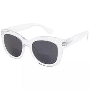 eyekeeper.com Bifocal Sunglasses SBR1555 Sunglasses White Smoke Clear / +1.00,Clear / +1.50,Clear / +2.00,Clear / +2.50,Clear / +3.00