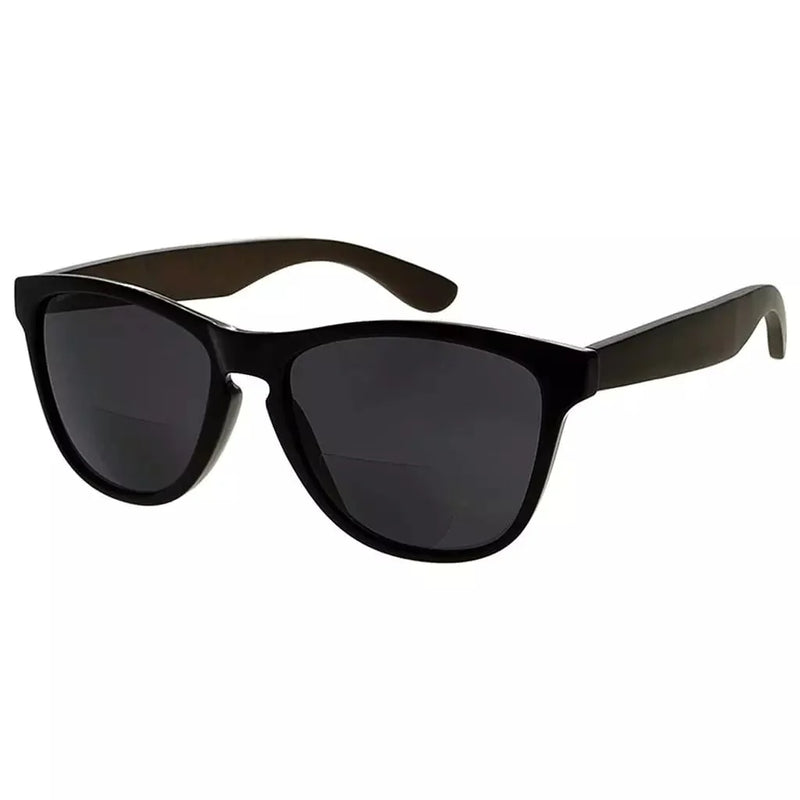 eyekeeper.com Bifocal Sunglasses with Wood Temples for Women SGH001-6 Sunglasses White Smoke Black / +1.00,Black / +1.50,Black / +1.75,Black / +2.00,Black / +2.50,Black / +3.00,Black / +3.50