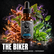 Badass Beard Care The Biker Beard Oil OIL Black