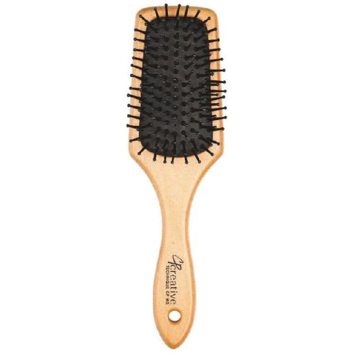 Creative Pro Hair Tools Eco-Friendly Wood Paddle Nylon Hair Brush Hair Brush White Smoke CP-WS Birchwood