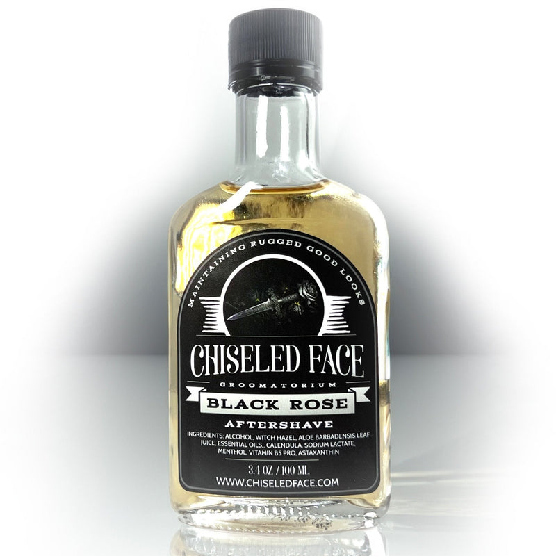 Chiseled Face Black Rose - Aftershave Splash Aftershave White Smoke