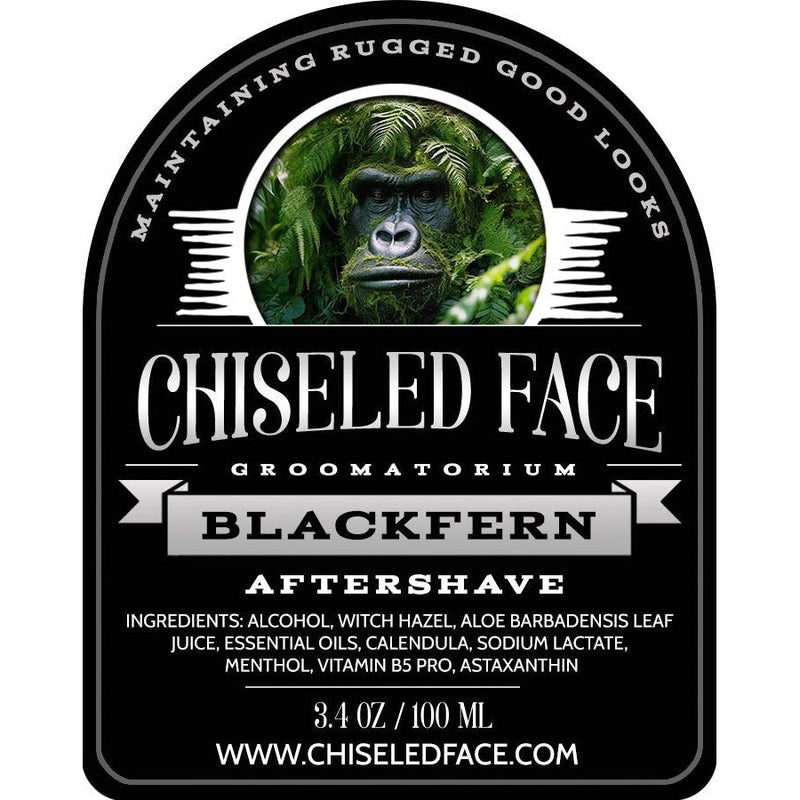 Chiseled Face Blackfern - Aftershave Splash Aftershave Black