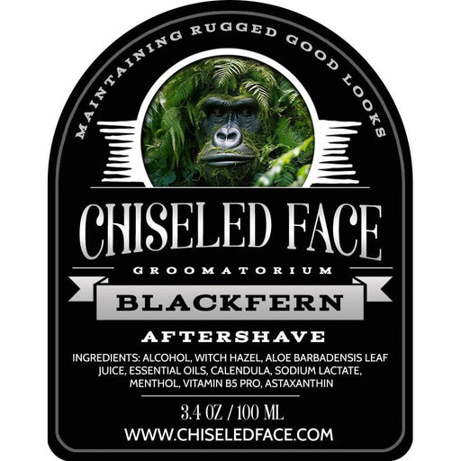 Chiseled Face Blackfern - Aftershave Splash Aftershave Black