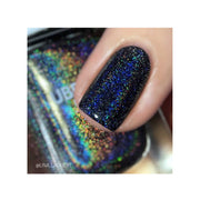 UberChic Beauty Say BOO and Scary On - Holographic Polish Regular Polish Dark Slate Gray