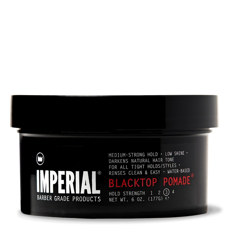 Imperial Barber Products Blacktop Pomade - 6 oz Hair Black