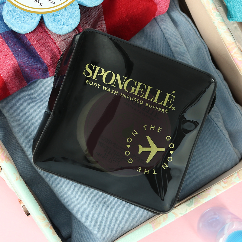 Spongellé Travel Case | Black Travel Case Dark Slate Gray