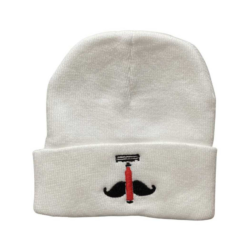 Shave Essentials Blade Beanie Accessories Gray WHITE