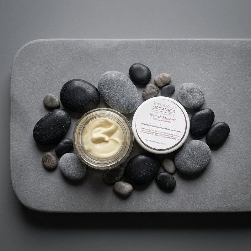 Butter Me Up Organics Organic Blemish Cream Face Light Slate Gray