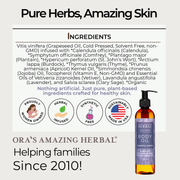 Ora's Amazing Herbal Body Oil, Blissful Earth Body Oil Lavender 7.5 oz,2 oz
