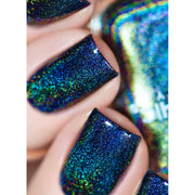 UberChic Beauty Say BOO and Scary On - Holographic Polish Regular Polish Gray