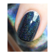 UberChic Beauty Say BOO and Scary On - Holographic Polish Regular Polish Dark Slate Gray