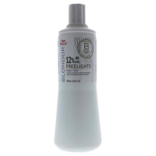 VIP Extensions Wella Blondor Freelights Developer 40 Vol 12%, 33.8 oz Hair Color Developer White Smoke