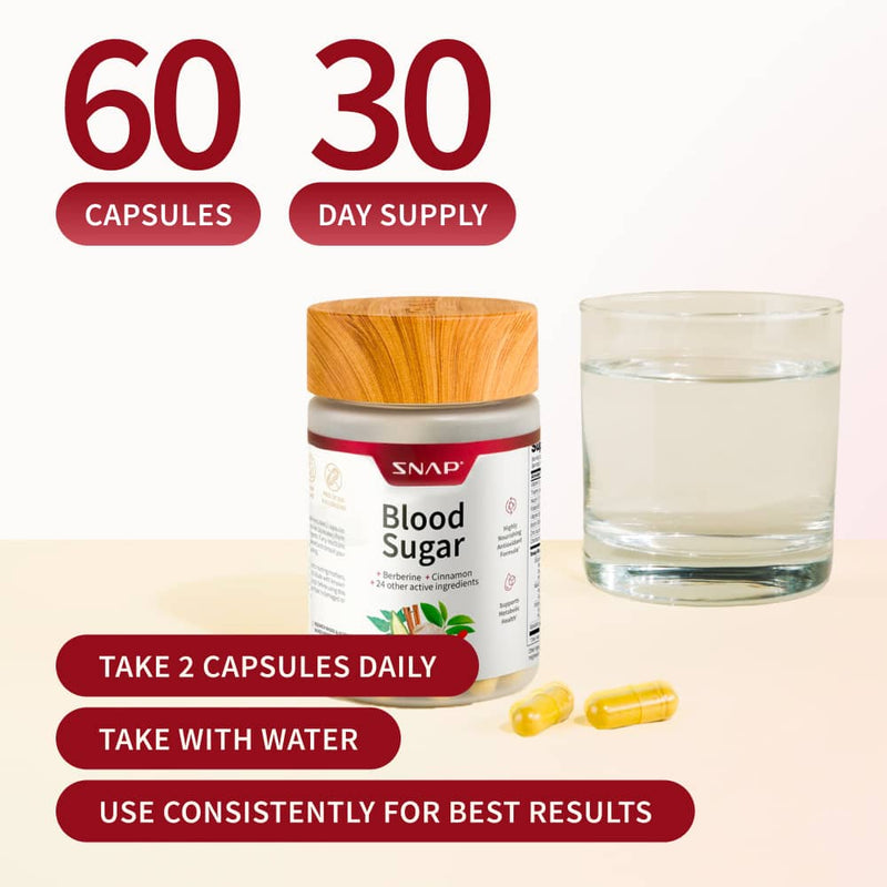 Snap Supplements Blood Sugar - 3x (Exclusive Deal) hidden White Smoke