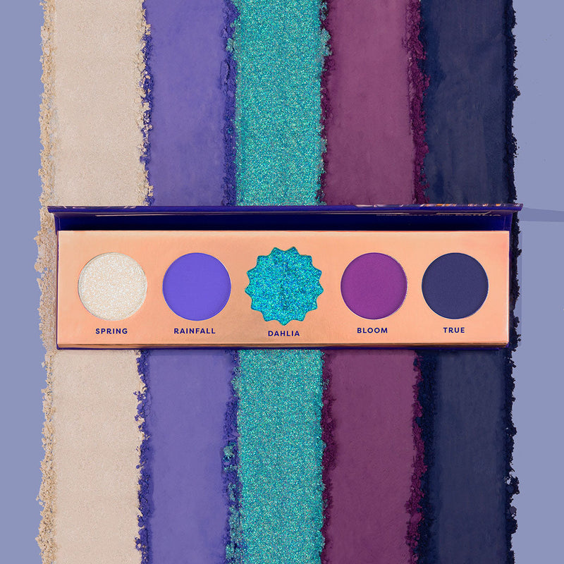 Profusion Cosmetics Blooming Hues 5 shade palette Eye Gray Delightful Dahlia