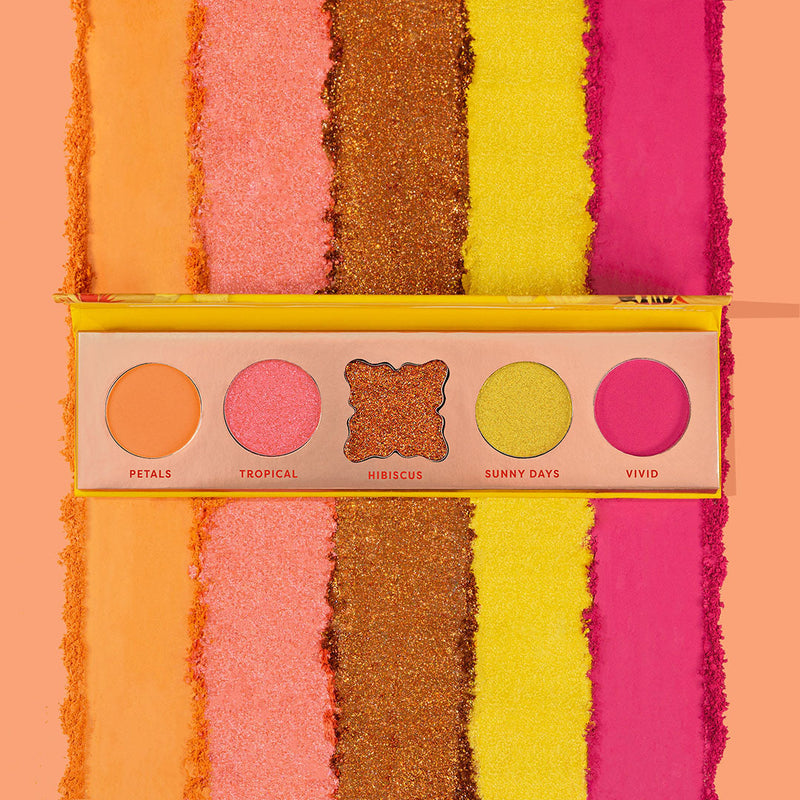Profusion Cosmetics Blooming Hues 5 shade palette Eye Sandy Brown Honest Hibiscus