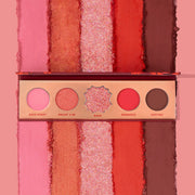 Profusion Cosmetics Blooming Hues 5 shade palette Eye Dark Salmon Romantic Rose