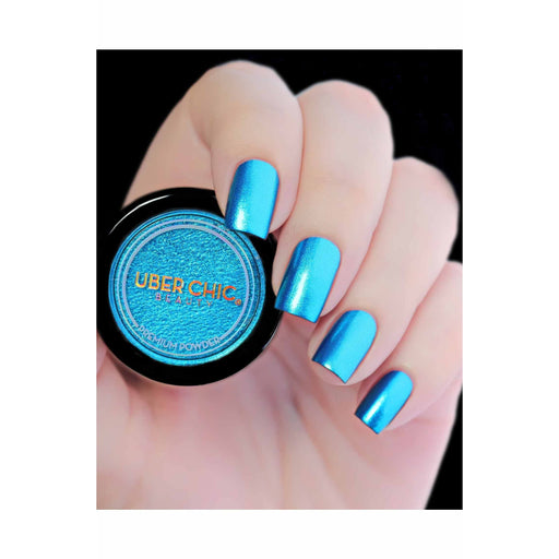 UberChic Beauty Blue Chrome Powder Gray