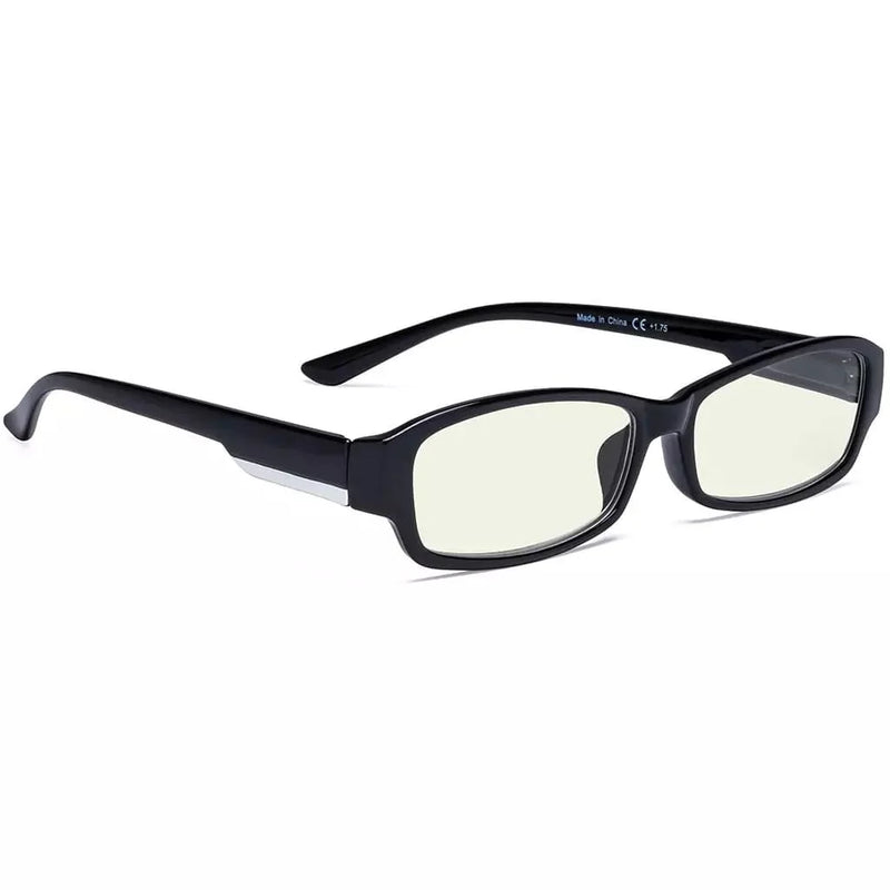 eyekeeper.com Blue Light Blocker Computer Glasses UVR9105-A Eyeglasses White Smoke Black / without magnification,Red / without magnification