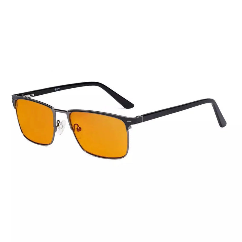 eyekeeper.com Blue Light Blocking Eyeglasses Better Sleep Glasses LX19010-BB98 Eyeglasses White Smoke Black / without magnification