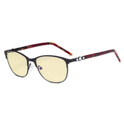 eyekeeper.com Blue Light Blocking Eyeglasses Crystal LX19020-BB60 Eyeglasses White Smoke Black / without magnification