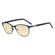 eyekeeper.com Blue Light Blocking Eyeglasses Crystal LX19020-BB60 Eyeglasses White Smoke Blue / without magnification
