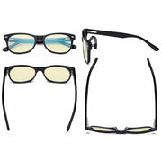 eyekeeper.com Blue Light Blocking Eyeglasses for Kids K05-BB60 Eyeglasses White Smoke Blue White,Black Red,Yellow Black