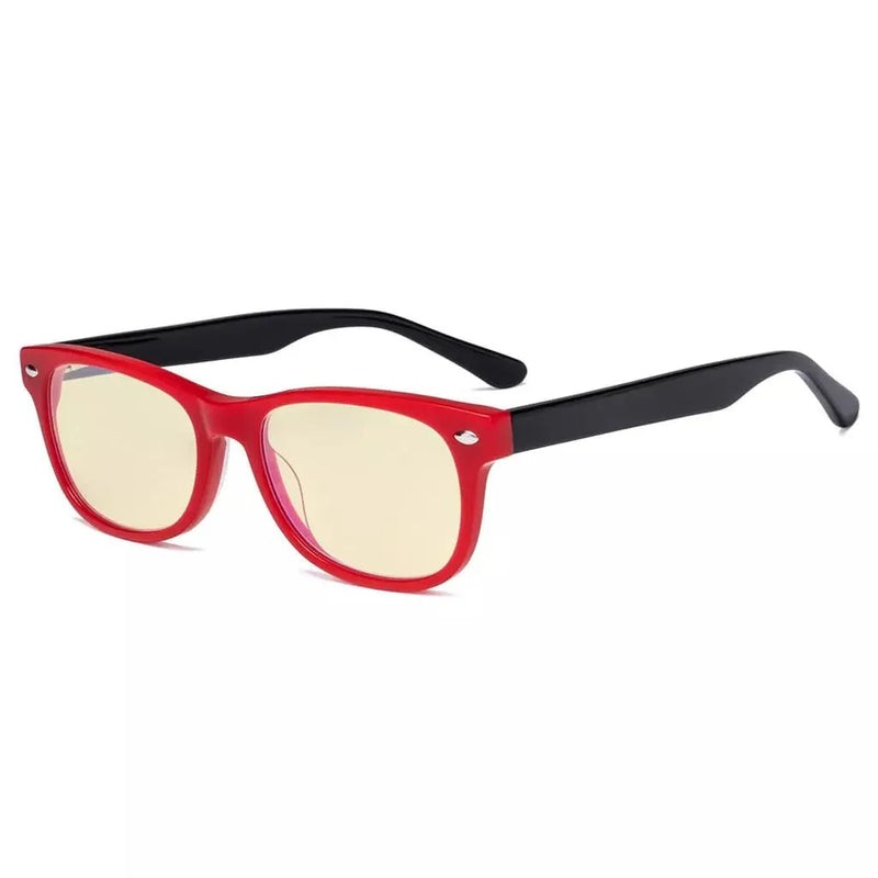 eyekeeper.com Blue Light Blocking Eyeglasses for Kids K05-BB60 Eyeglasses White Smoke Black Red
