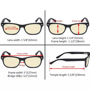 eyekeeper.com Blue Light Blocking Eyeglasses for Kids K05-BB60 Eyeglasses White Smoke Blue White,Black Red,Yellow Black