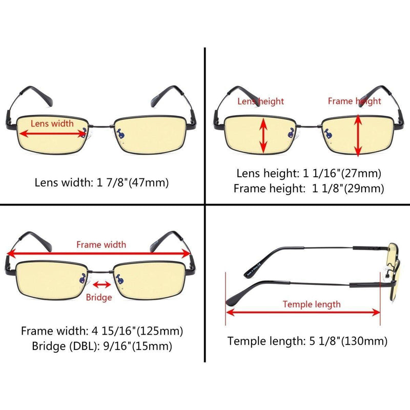 eyekeeper.com Blue Light Blocking Eyeglasses for Kids TMK1802 Eyeglasses Dark Slate Gray Black / without magnification,Brown / without magnification,Gold / without magnification,Gunmetal / without magnification,Silver / without magnification