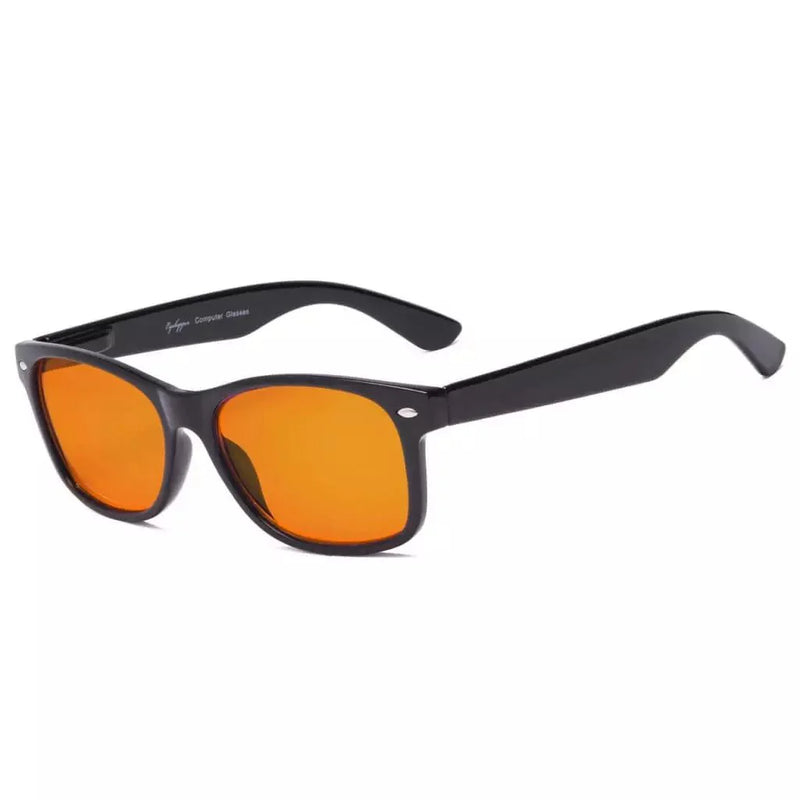 eyekeeper.com Blue Light Blocking Eyeglasses Nighttime Eyewear for Sleep DSS109 Eyeglasses White Smoke Black,Black Red,Tortoise