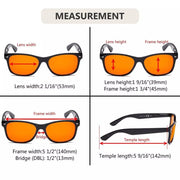 eyekeeper.com Blue Light Blocking Eyeglasses Nighttime Eyewear for Sleep DSS109 Eyeglasses White Smoke Black,Black Red,Tortoise