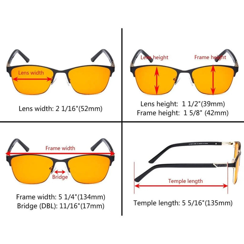 eyekeeper.com Blue Light Blocking Glasses for Screen Protection LX19015-BB98 Eyeglasses White Smoke Black / without magnification,Purple / without magnification,Red / without magnification