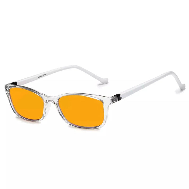 eyekeeper.com Blue Light Blocking Glasses Minimalistic for Kids DSDT1952 Eyeglasses White Smoke Clear / without magnification