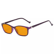 eyekeeper.com Blue Light Blocking Glasses Minimalistic for Kids DSDT1952 Eyeglasses White Smoke Purple / without magnification