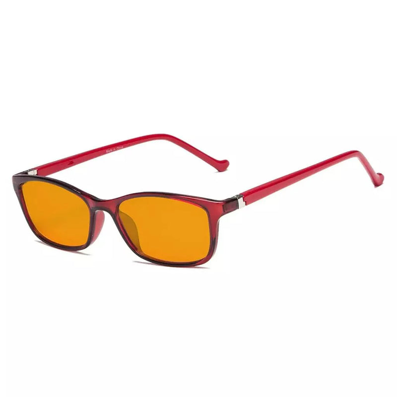 eyekeeper.com Blue Light Blocking Glasses Minimalistic for Kids DSDT1952 Eyeglasses White Smoke Red / without magnification