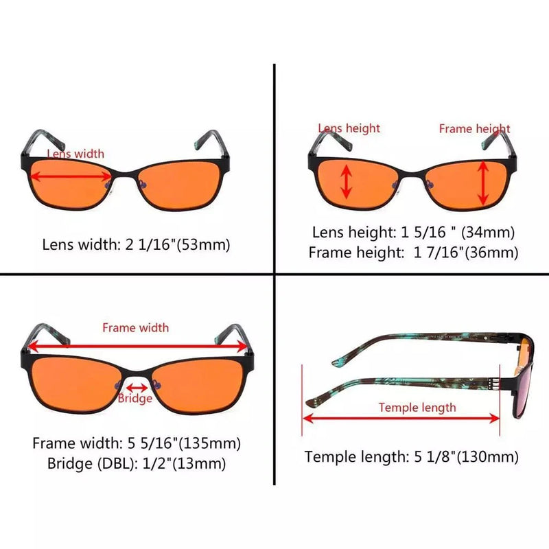 eyekeeper.com Blue Light Blocking Reading Glasses for Sleep LX17012 Eyeglasses White Smoke Black / without magnification,Black / +0.50,Black / +0.75,Black / +1.00,Black / +1.25,Black / +1.50,Black / +1.75,Black / +2.00,Gold / +0.75,Gold / +1.25,Gunmetal / without magnification,Gunmetal / +0.50,Gunmetal / +0.75,Gunmetal / +1.00,Gunmetal / +1.25,