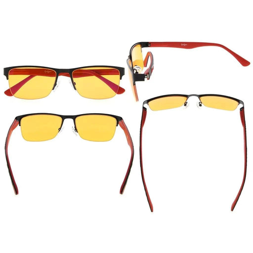 eyekeeper.com Blue Light Blocking Reading Glasses LX17003-BB98 Eyeglasses White Smoke Black / without magnification,Black / +0.50,Black / +0.75,Black / +1.00,Black / +1.25,Gold / without magnification,Gold / +0.50,Gold / +0.75,Gold / +1.25,Gold / +1.75,Gunmetal / without magnification,Gunmetal / +0.50,Gunmetal / +0.75,Gunmetal / +1.00,Gunm