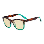 eyekeeper.com Blue Light Blocking Reading Glasses TM080D Eyeglasses Dark Slate Gray Tortoise Green / without magnification,Tortoise Green / +0.50,Tortoise Green / +0.75,Tortoise Green / +1.00,Tortoise Green / +1.25,Tortoise Green / +1.50,Tortoise Green / +2.00,Tortoise Green / +2.25,Tortoise Green / +2.50,Tortoise Green / +3.00